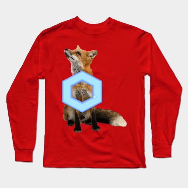 Fox Goes Blip Blip Shine Long Sleeve T-Shirt by dinkydong